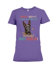 Dutch Shepherd Dog Attitude Really Premium Fit Ladies Tee tile