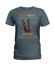 Dutch Shepherd Dog Attitude Really Ladies T-Shirt tile