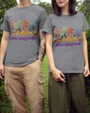 German Shepherd happy everything for german shepherd lover Classic T-Shirt apparel-classic-tshirt-lifestyle-front-152