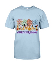 German Shepherd happy everything for german shepherd lover Classic T-Shirt tile