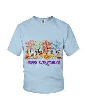 German Shepherd happy everything for german shepherd lover Youth T-Shirt tile