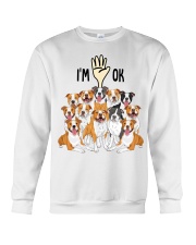 Full of American staffordshire terriers i'm ok cus - for American staffordshire terrier lover Crewneck Sweatshirt tile
