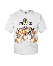 Full of American staffordshire terriers i'm ok cus - for American staffordshire terrier lover Youth T-Shirt tile