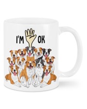 Full of American staffordshire terriers i'm ok cus - for American staffordshire terrier lover Mugs tile
