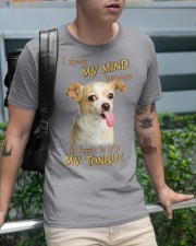 Chihuahua i speak my mind - for chihuahua lover Classic T-Shirt apparel-classic-tshirt-lifestyle-front-111