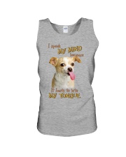 Chihuahua i speak my mind - for chihuahua lover Unisex Tank tile