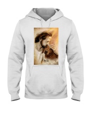 Jesus with lovely Bella Hooded Sweatshirt tile