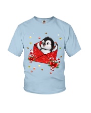 Penguin letter from santa for penguin lover Youth T-Shirt tile