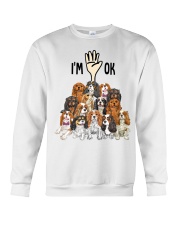 Full of Cavalier King Charles Spaniels i'm ok - for Cavalier King Charles Spaniel lover Crewneck Sweatshirt tile