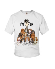 Full of Cavalier King Charles Spaniels i'm ok - for Cavalier King Charles Spaniel lover Youth T-Shirt tile