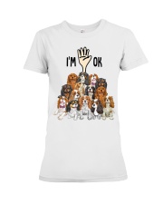 Full of Cavalier King Charles Spaniels i'm ok - for Cavalier King Charles Spaniel lover Premium Fit Ladies Tee tile