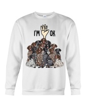 Full of German Shorthaired Pointers i'm ok - for German Shorthaired Pointer lover Crewneck Sweatshirt tile