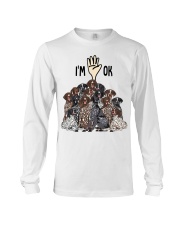 Full of German Shorthaired Pointers i'm ok - for German Shorthaired Pointer lover Long Sleeve Tee tile