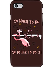 Flamingo no desire to do it for flamingo lover Phone Case tile