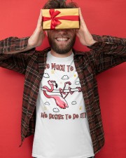 Flamingo no desire to do it for flamingo lover Classic T-Shirt apparel-classic-tshirt-lifestyle-front-80