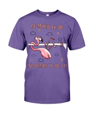 Flamingo no desire to do it for flamingo lover Premium Fit Mens Tee tile