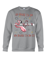 Flamingo no desire to do it for flamingo lover Crewneck Sweatshirt tile