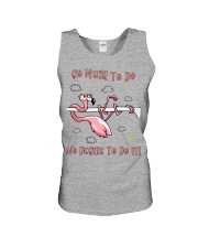 Flamingo no desire to do it for flamingo lover Unisex Tank tile