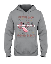 Flamingo no desire to do it for flamingo lover Hooded Sweatshirt tile