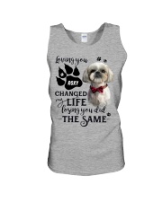 Shih tzu loving you changed my life losing you did the same personalized - for Shih tzu lover Unisex Tank tile