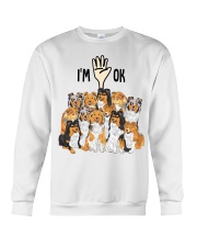 Full of Shetland Sheepdogs i'm ok cus- for Shetland Sheepdog lover Crewneck Sweatshirt tile