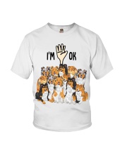 Full of Shetland Sheepdogs i'm ok cus- for Shetland Sheepdog lover Youth T-Shirt tile