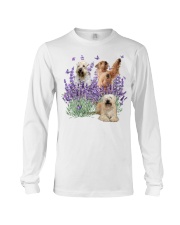 Soft Coated Wheaten Terrier and Purple flower Long Sleeve Tee tile