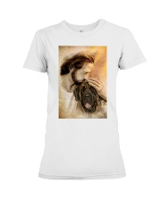 Jesus with lovely English Mastiff - for English Mastiff lover Premium Fit Ladies Tee tile