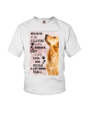 Golden Retriever i laugh a little harder cry a little less and smile a lot more - for Golden Retriever lover Youth T-Shirt tile