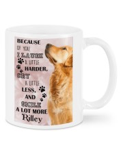 Golden Retriever i laugh a little harder cry a little less and smile a lot more - for Golden Retriever lover Mugs tile