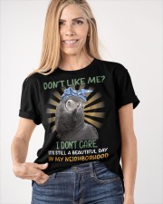 Parrot don't like me I don't care for parrot lover Classic T-Shirt apparel-classic-tshirt-lifestyle-front-100