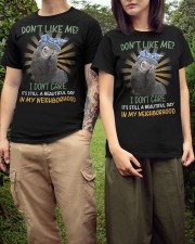 Parrot don't like me I don't care for parrot lover Classic T-Shirt apparel-classic-tshirt-lifestyle-front-152