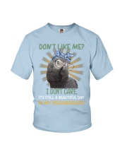 Parrot don't like me I don't care for parrot lover Youth T-Shirt tile