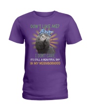 Parrot don't like me I don't care for parrot lover Ladies T-Shirt tile