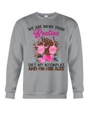 Flamingos we are more than besties - for Flamingo lover Crewneck Sweatshirt tile