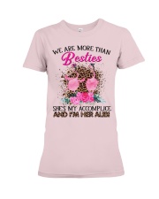 Flamingos we are more than besties - for Flamingo lover Premium Fit Ladies Tee tile