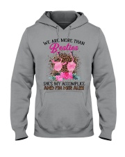 Flamingos we are more than besties - for Flamingo lover Hooded Sweatshirt tile