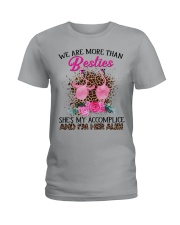 Flamingos we are more than besties - for Flamingo lover Ladies T-Shirt tile