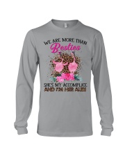 Flamingos we are more than besties - for Flamingo lover Long Sleeve Tee tile