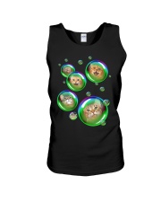 Funny cats in bubbles - for cat lover Unisex Tank tile