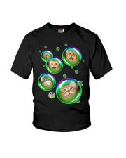 Funny cats in bubbles - for cat lover Youth T-Shirt tile