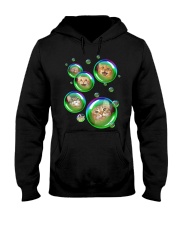 Funny cats in bubbles - for cat lover Hooded Sweatshirt tile