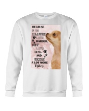 Chihuahua i laugh a little harder cry a little less and smile a lot more - for Chihuahua lover Crewneck Sweatshirt tile