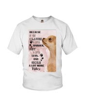 Chihuahua i laugh a little harder cry a little less and smile a lot more - for Chihuahua lover Youth T-Shirt tile