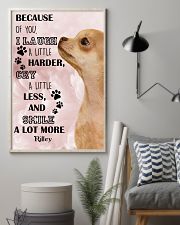 Chihuahua i laugh a little harder cry a little less and smile a lot more - for Chihuahua lover 11x17 Poster lifestyle-poster-1