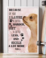 Chihuahua i laugh a little harder cry a little less and smile a lot more - for Chihuahua lover 11x17 Poster lifestyle-poster-4