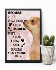Chihuahua i laugh a little harder cry a little less and smile a lot more - for Chihuahua lover 11x17 Poster lifestyle-poster-8