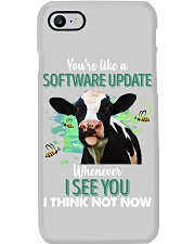Cow I see you I think not now for cow lover Phone Case tile