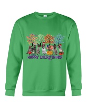  German Wirehaired Pointer happy everything for German Wirehaired Pointer lover Crewneck Sweatshirt tile