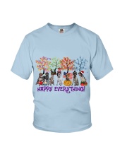  German Wirehaired Pointer happy everything for German Wirehaired Pointer lover Youth T-Shirt tile